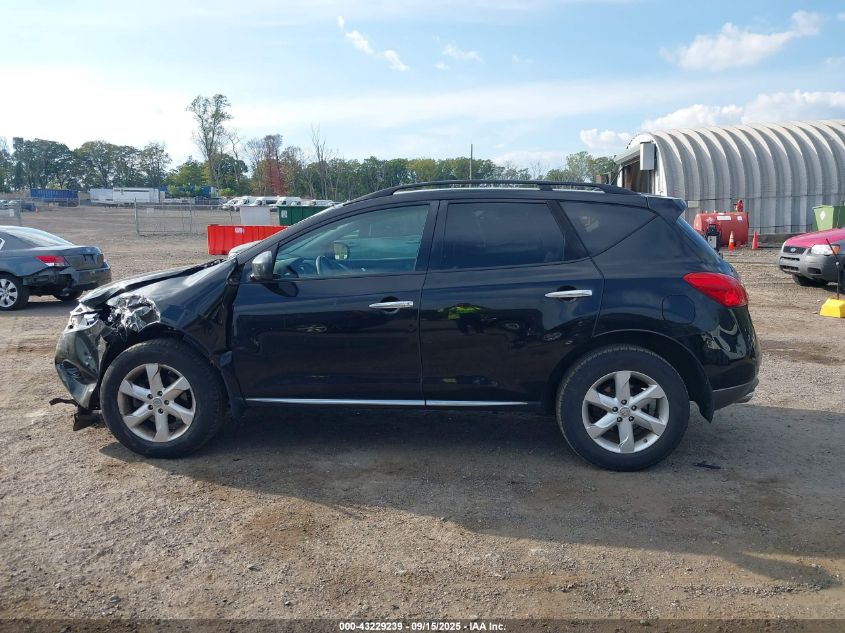 2009 Nissan Murano Sl VIN: JN8AZ18W39W151129 Lot: 43229239