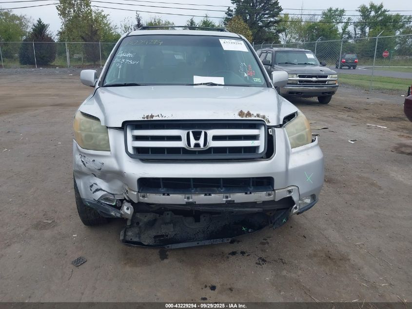 2006 Honda Pilot Ex-L VIN: 5FNYF28586B009746 Lot: 43229294