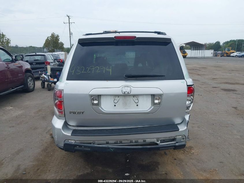 2006 Honda Pilot Ex-L VIN: 5FNYF28586B009746 Lot: 43229294