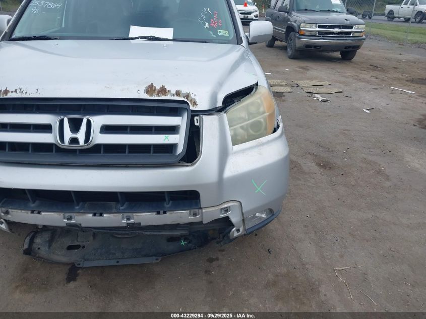 2006 Honda Pilot Ex-L VIN: 5FNYF28586B009746 Lot: 43229294