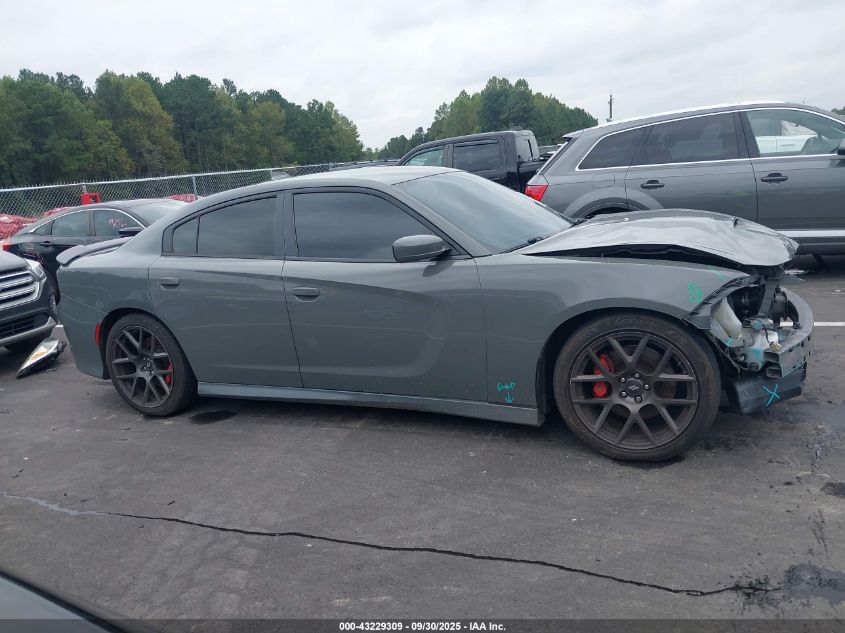 2018 Dodge Charger R/T Scat Pack Rwd VIN: 2C3CDXGJ8JH294239 Lot: 43229309