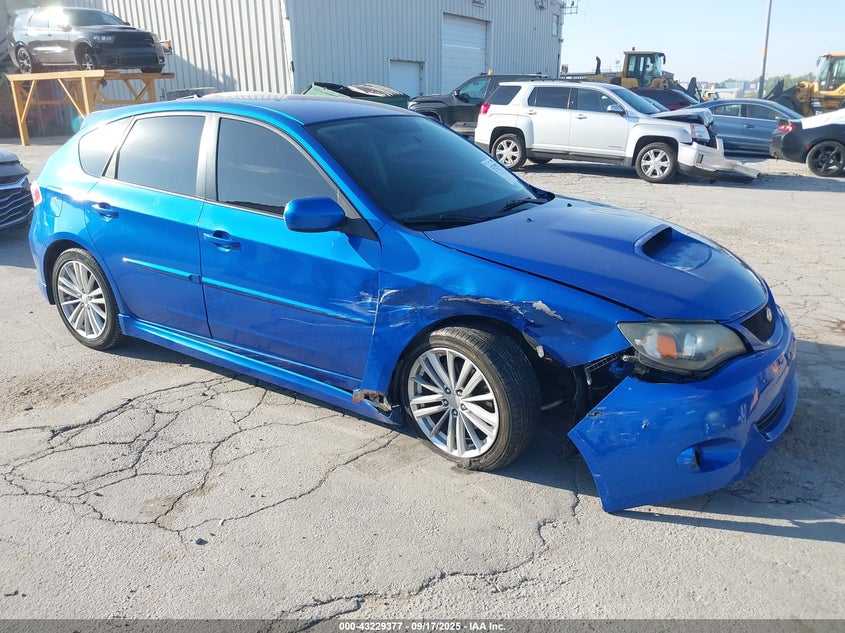 2008 Subaru Impreza Wrx blue hatchback gasoline JF1GH756X8H822286 photo #1