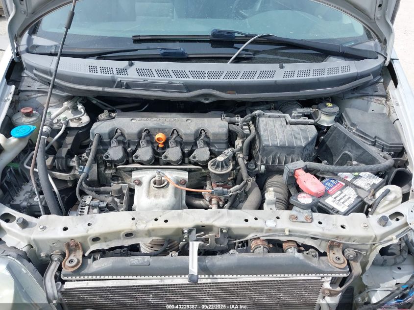 2010 Honda Civic Lx VIN: 2HGFA1F57AH501272 Lot: 43229387