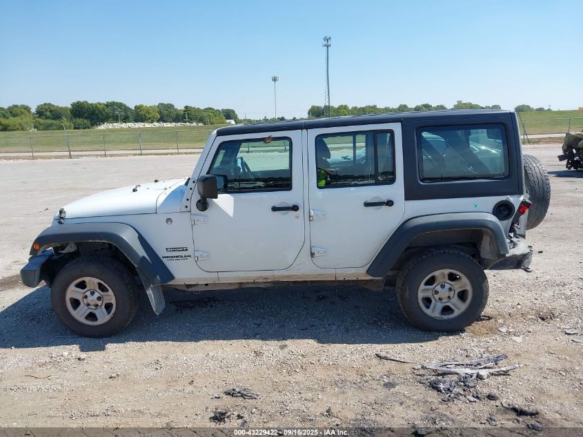 2016 JEEP WRANGLER UNLIMITED SPORT RHD - 1C4BJWKG5GL307319