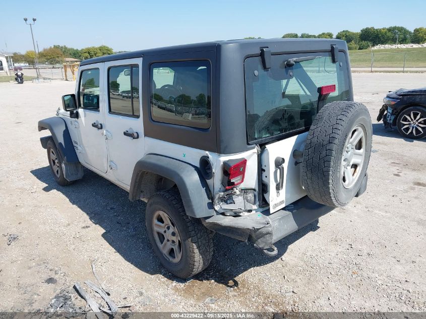 2016 JEEP WRANGLER UNLIMITED SPORT RHD - 1C4BJWKG5GL307319