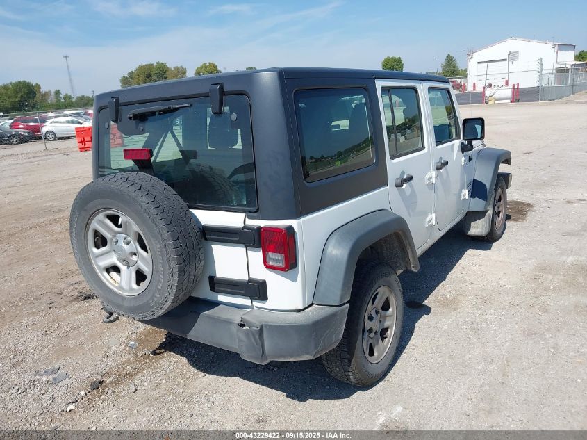 2016 JEEP WRANGLER UNLIMITED SPORT RHD - 1C4BJWKG5GL307319