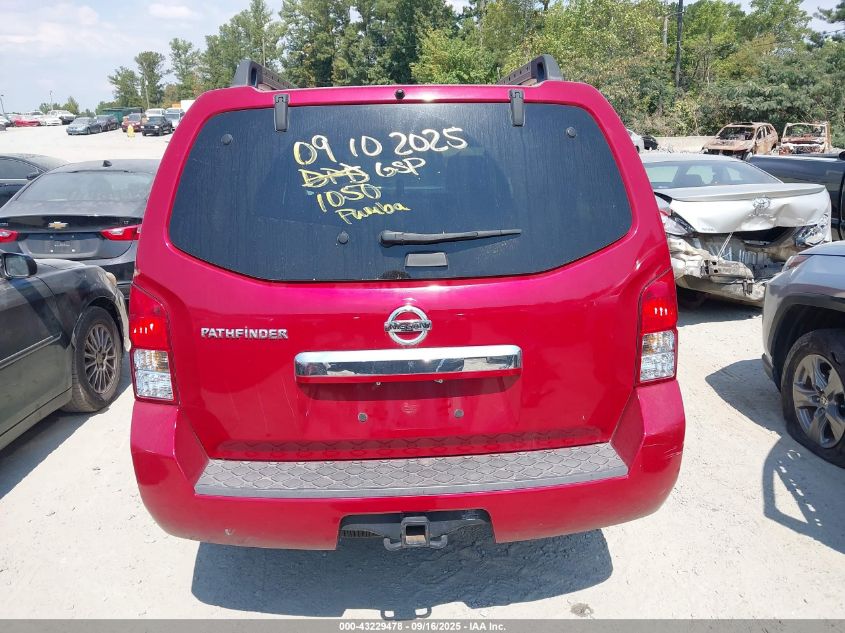 2009 Nissan Pathfinder S VIN: 5N1AR18U99C615189 Lot: 43229478