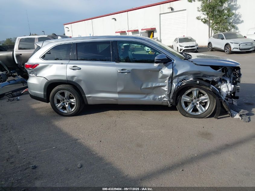 2015 Toyota Highlander Limited V6 VIN: 5TDYKRFH1FS104128 Lot: 43229484
