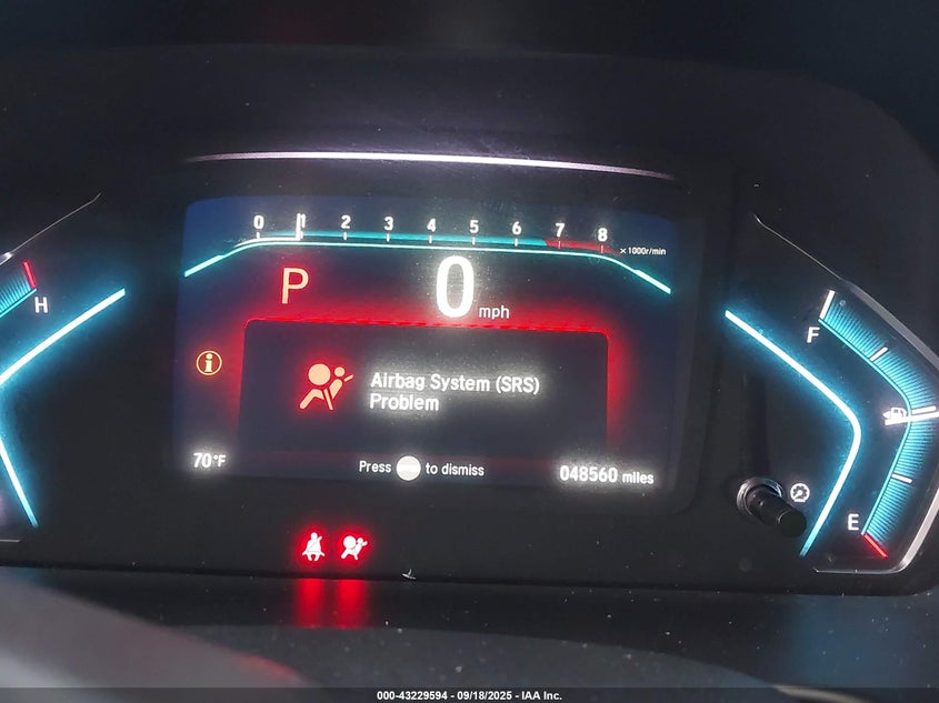 2019 Honda Odyssey Ex-L VIN: 5FNRL6H73KB107860 Lot: 43229594