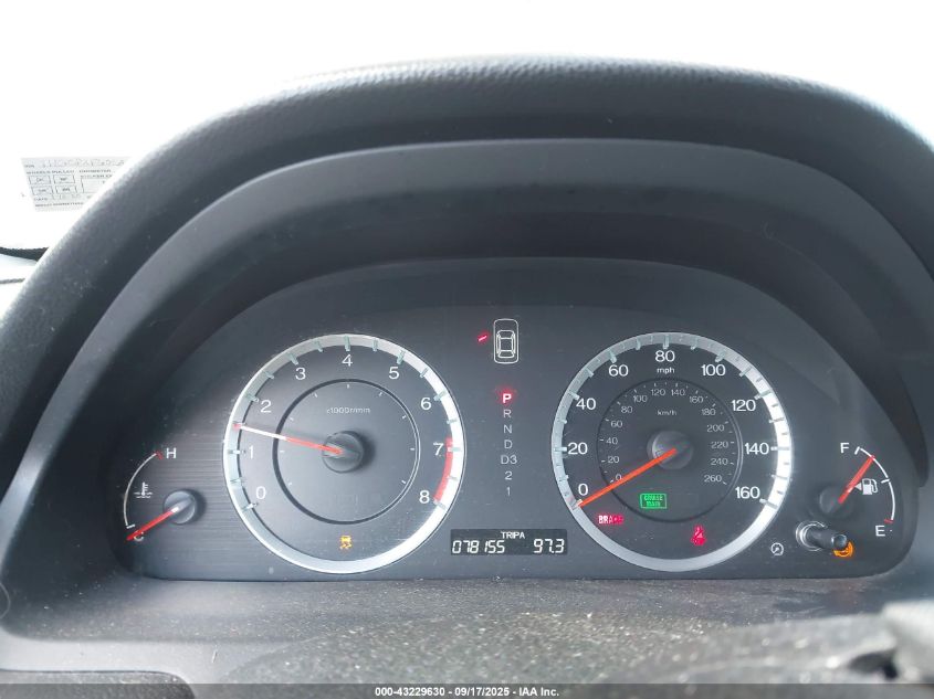 2012 Honda Accord 2.4 Se VIN: 1HGCP2F60CA092579 Lot: 43229630