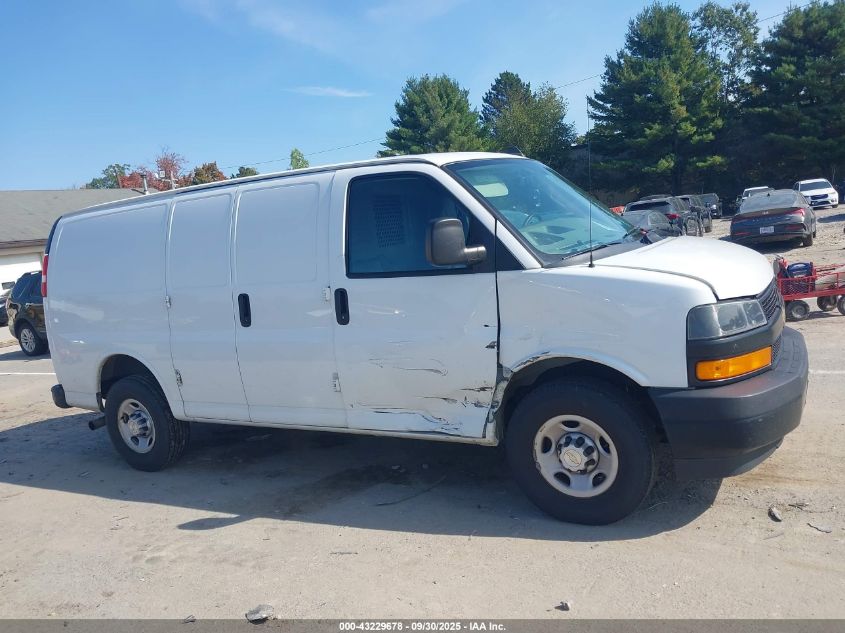 2020 Chevrolet Express Cargo Rwd 2500 Regular Wheelbase Wt VIN: 1GCWGAFG6L1238482 Lot: 43229678