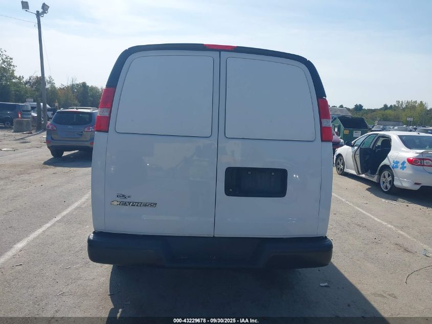 2020 Chevrolet Express Cargo Rwd 2500 Regular Wheelbase Wt VIN: 1GCWGAFG6L1238482 Lot: 43229678