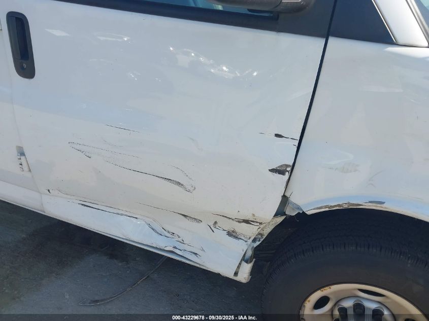 2020 Chevrolet Express Cargo Rwd 2500 Regular Wheelbase Wt VIN: 1GCWGAFG6L1238482 Lot: 43229678