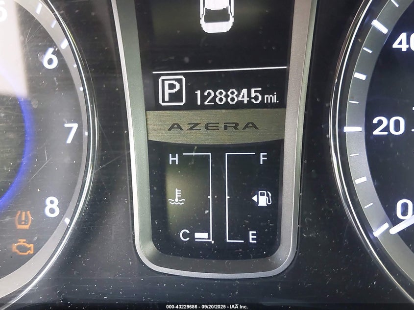 2013 Hyundai Azera VIN: KMHFG4JG3DA323902 Lot: 43229686