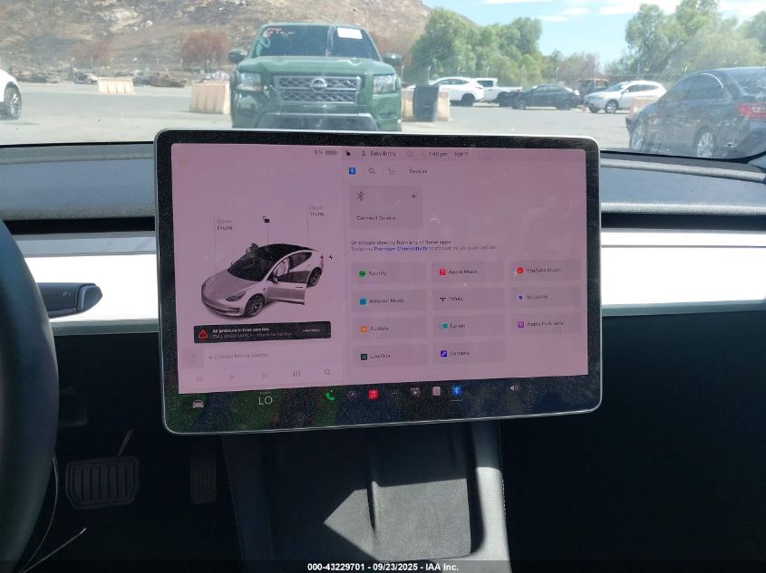 2021 Tesla Model 3 Standard Range Plus Rear-Wheel Drive VIN: 5YJ3E1EA1MF000778 Lot: 43229701