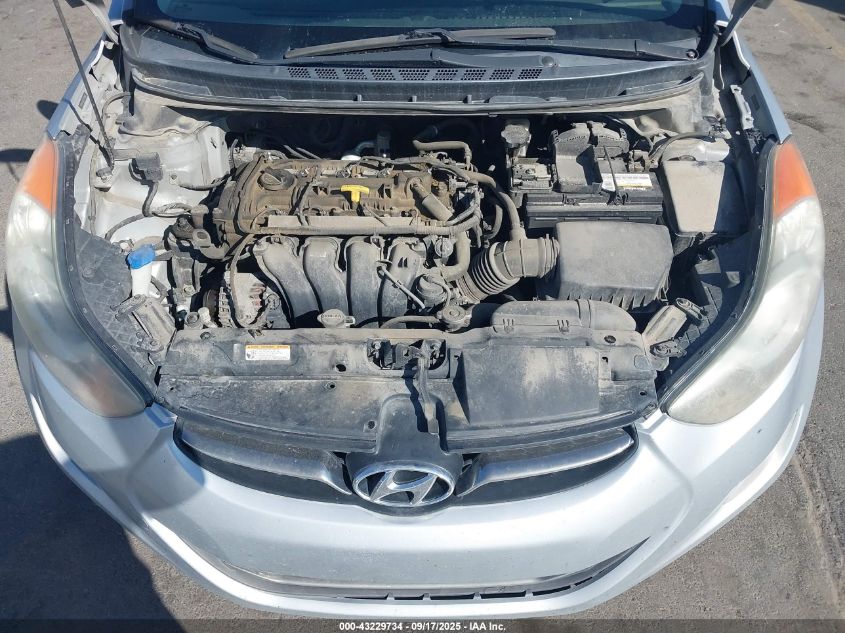 2012 Hyundai Elantra Limited VIN: 5NPDH4AEXCH110265 Lot: 43229734