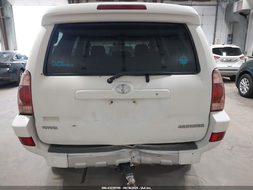 2005 Toyota 4Runner Sr5 Sport V6 VIN: JTEBU14R050056289 Lot: 43229769