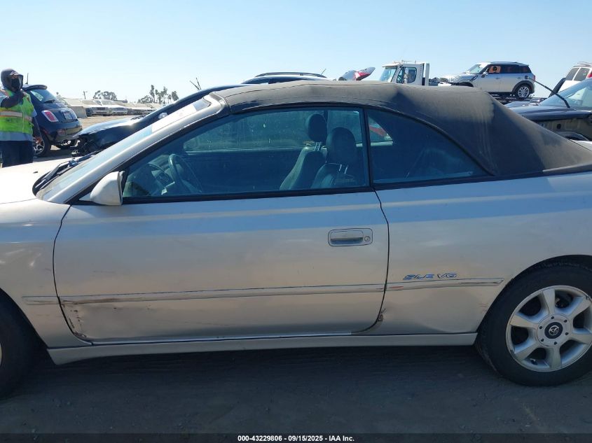 2001 Toyota Camry Solara Sle V6 VIN: 2T1FF28P31C508802 Lot: 43229806