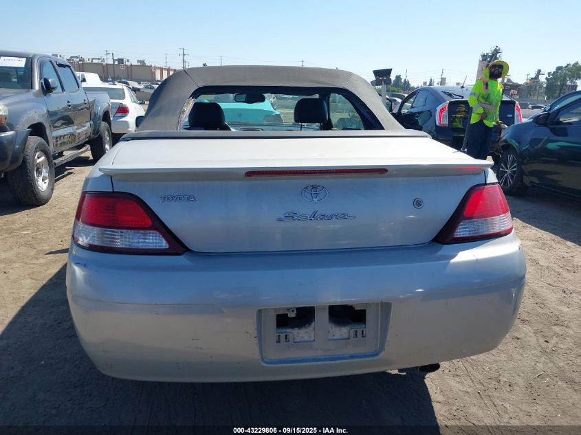 2001 Toyota Camry Solara Sle V6 VIN: 2T1FF28P31C508802 Lot: 43229806