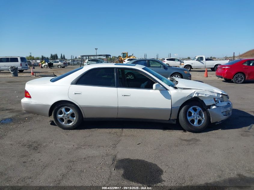 1999 Lexus Es 300 VIN: JT8BF28G0X0193697 Lot: 43229917