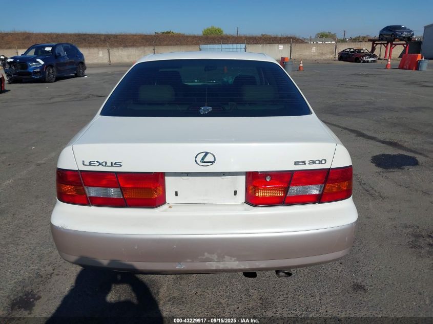 1999 Lexus Es 300 VIN: JT8BF28G0X0193697 Lot: 43229917