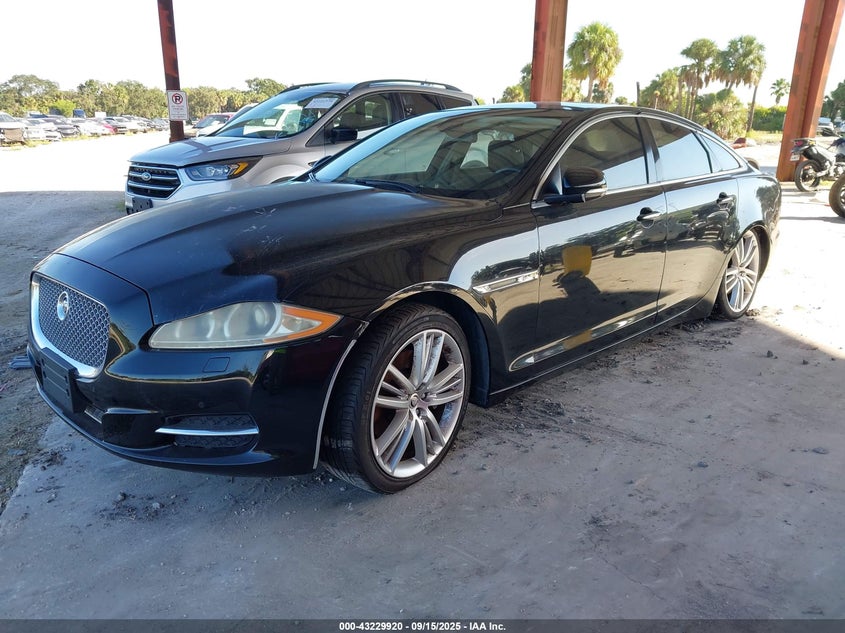 2011 Jaguar Xj black sedan gasoline SAJWA1CB4BLV19100 photo #3