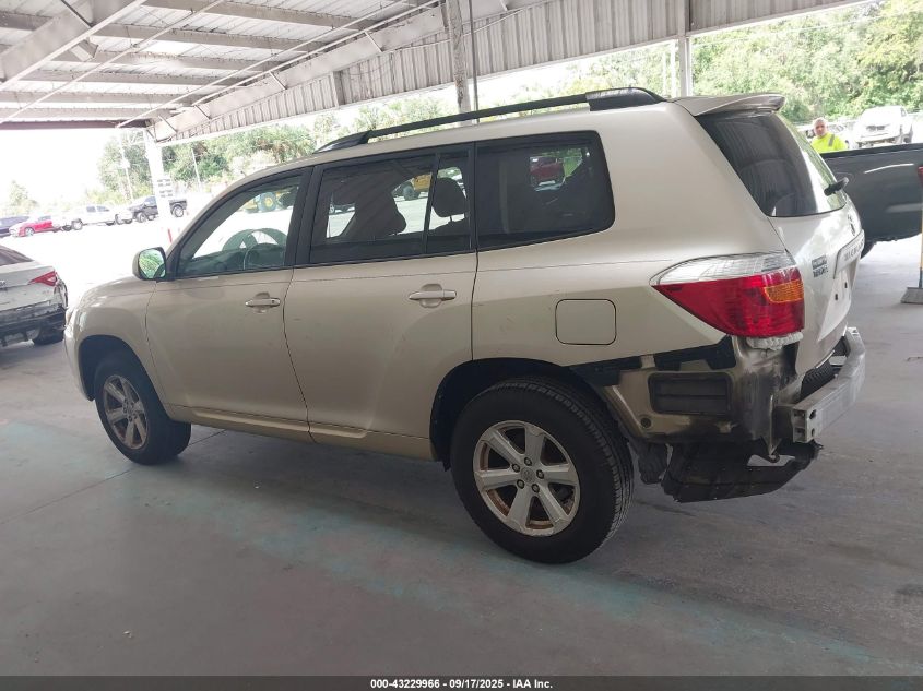 2009 Toyota Highlander VIN: JTEDS41A392087321 Lot: 43229966