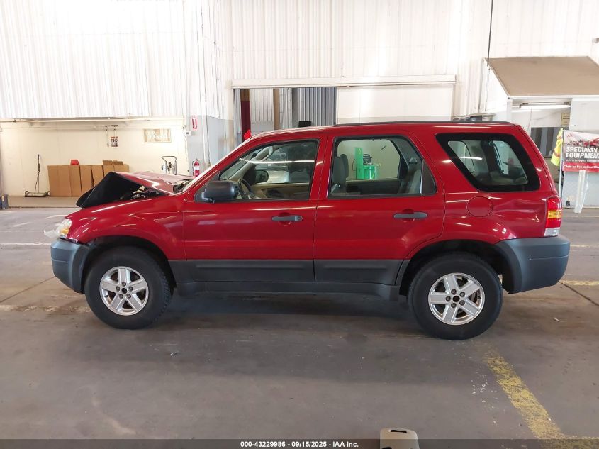 2006 Ford Escape Xls/Xls Manual VIN: 1FMYU92Z56KC62838 Lot: 43229986