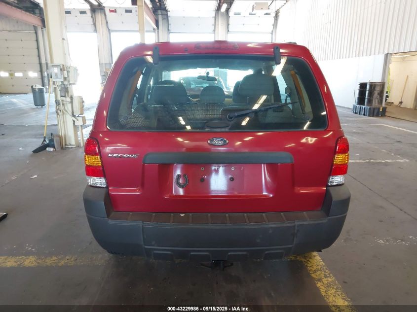 2006 Ford Escape Xls/Xls Manual VIN: 1FMYU92Z56KC62838 Lot: 43229986