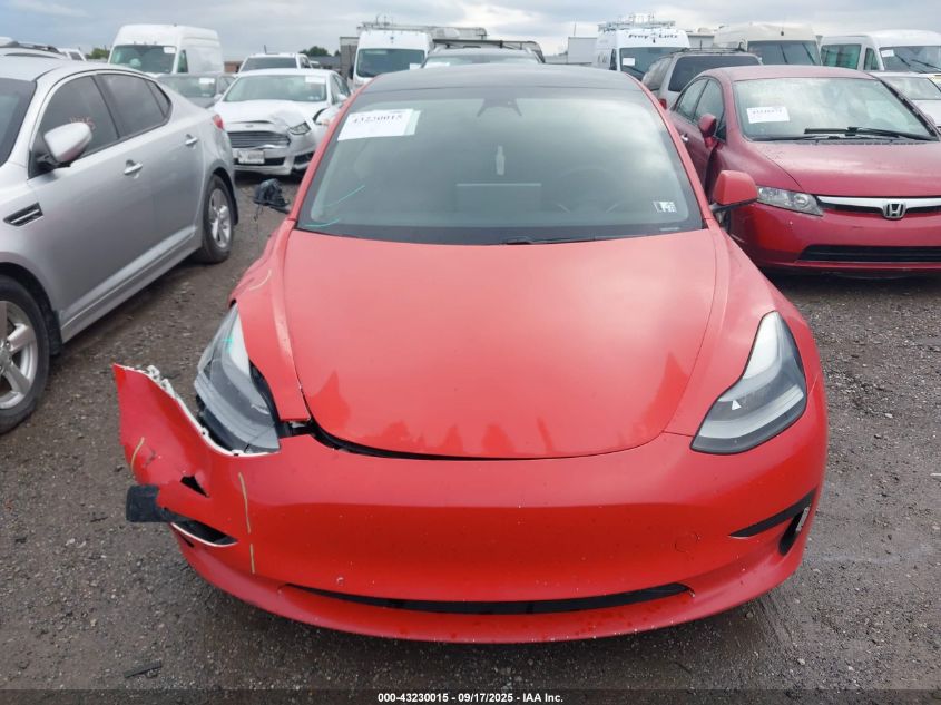 2021 Tesla Model 3 Long Range Dual Motor All-Wheel Drive VIN: 5YJ3E1EB4MF015011 Lot: 43230015