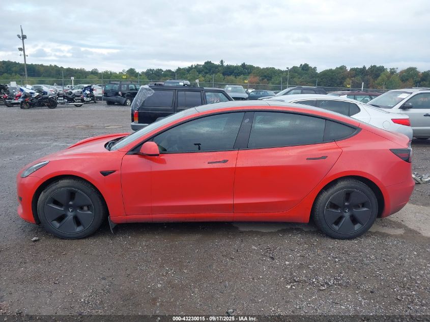 2021 Tesla Model 3 Long Range Dual Motor All-Wheel Drive VIN: 5YJ3E1EB4MF015011 Lot: 43230015