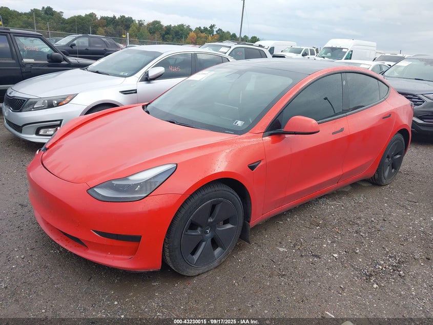5YJ3E1EB4MF015011 2021 TESLA MODEL 3 photo no. 2