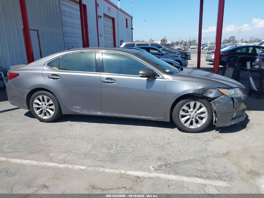 2013 Lexus Es 300H VIN: JTHBW1GGXD2017851 Lot: 43230098