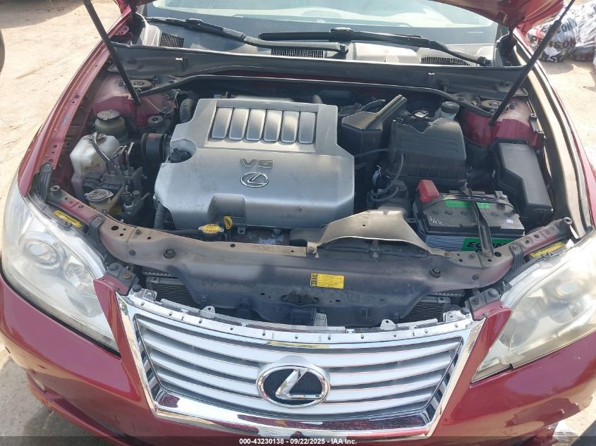 2010 Lexus Es 350 VIN: JTHBK1EG7A2351801 Lot: 43230138