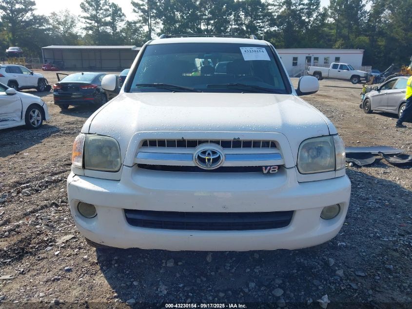 2006 Toyota Sequoia Sr5 V8 VIN: 5TDZT34A76S280735 Lot: 43230154