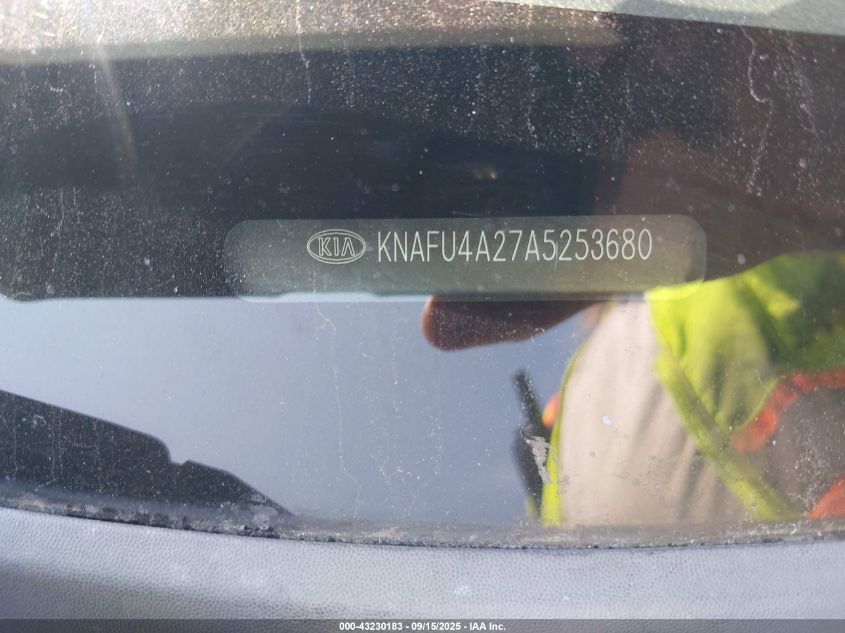 2010 Kia Forte Ex VIN: KNAFU4A27A5253680 Lot: 43230183