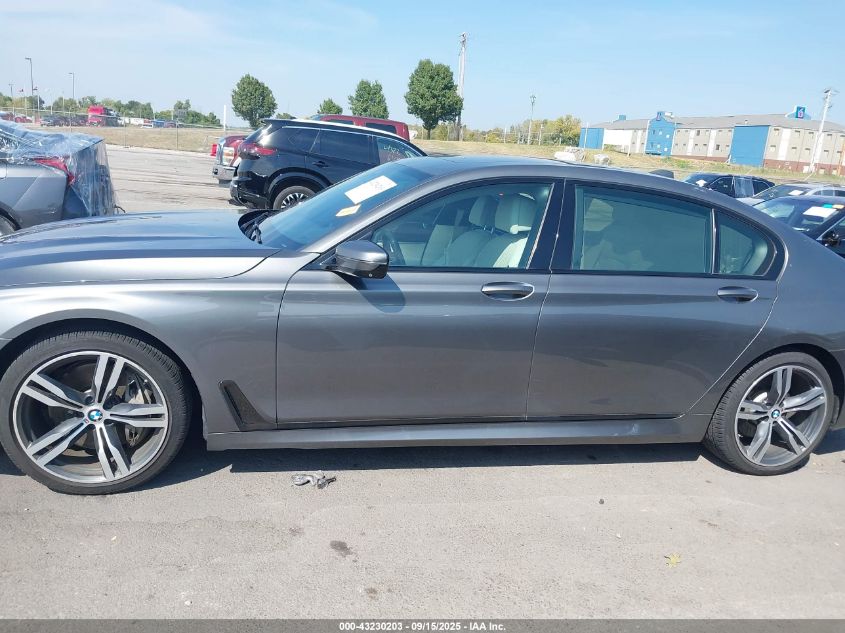 2016 BMW 750I xDrive VIN: WBA7F2C54GG417510 Lot: 43230203