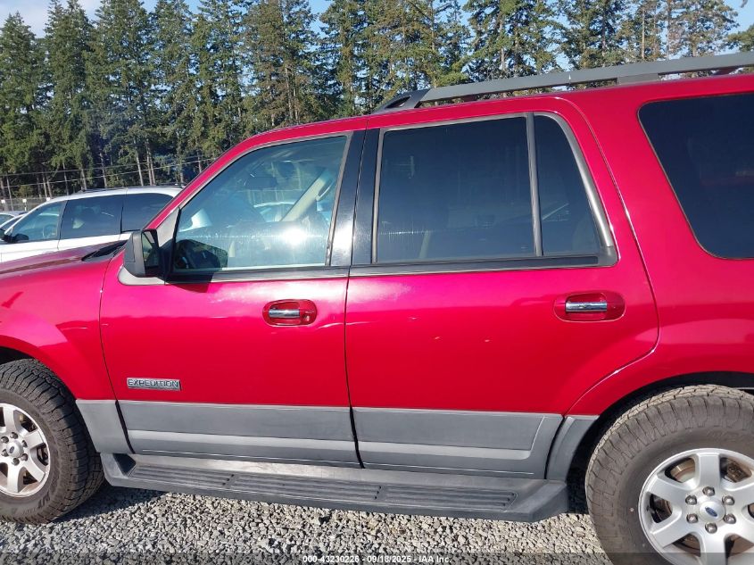 2007 Ford Expedition Xlt VIN: 1FMFU16567LA30017 Lot: 43230226