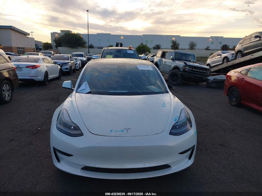 2021 Tesla Model 3 Standard Range Plus Rear-Wheel Drive VIN: 5YJ3E1EA3MF981891 Lot: 43230235