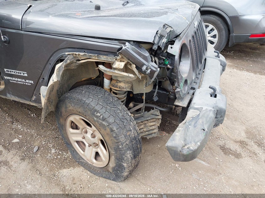 2017 JEEP WRANGLER UNLIMITED SPORT RHD 4X4 - 1C4BJWKG6HL640470