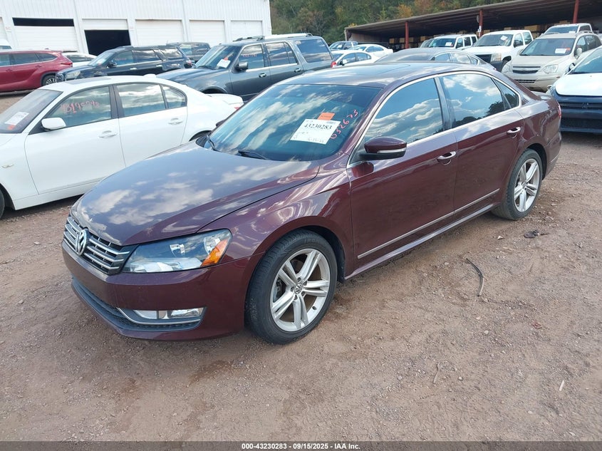 1VWCS7A36EC032673 2014 VOLKSWAGEN PASSAT photo no. 2