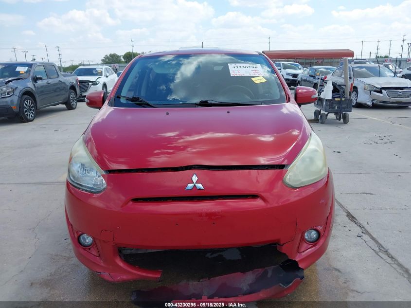 2015 Mitsubishi Mirage Es/Rf VIN: ML32A4HJ2FH047182 Lot: 43230296