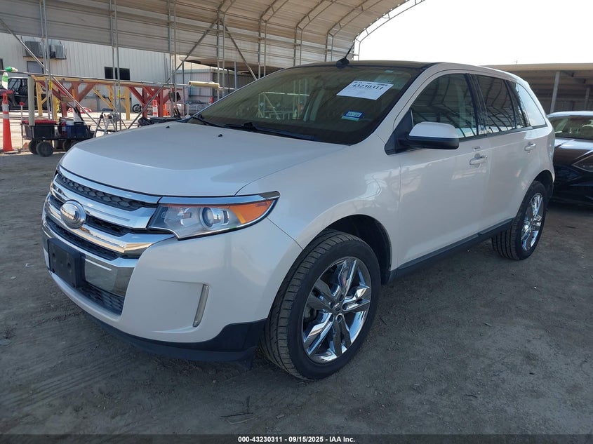 Vin: 2fmdk3jc9ebb56223, lot: 43724837, ford edge sel 20142