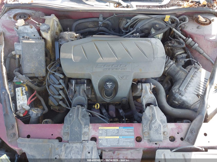 2005 Pontiac Grand Prix Gt VIN: 2G2WS522651249242 Lot: 43230331