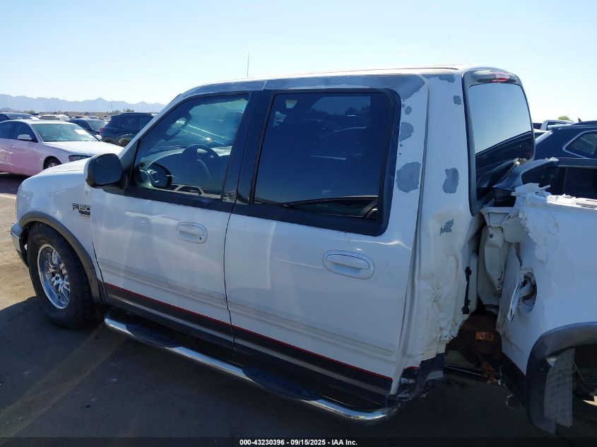 2002 Ford F-150 Lariat/Xlt VIN: 1FTRW08L12KD27664 Lot: 43230396