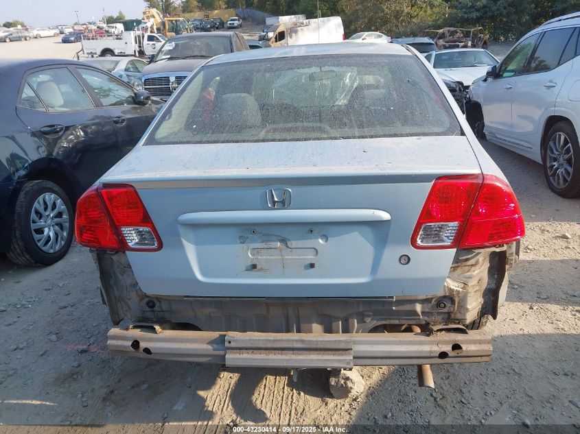 2004 Honda Civic Hybrid VIN: JHMES96694S017503 Lot: 43230414