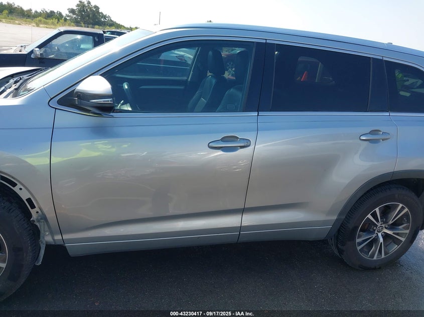 2016 TOYOTA HIGHLANDER XLE V6 - 5TDKKRFH2GS159517