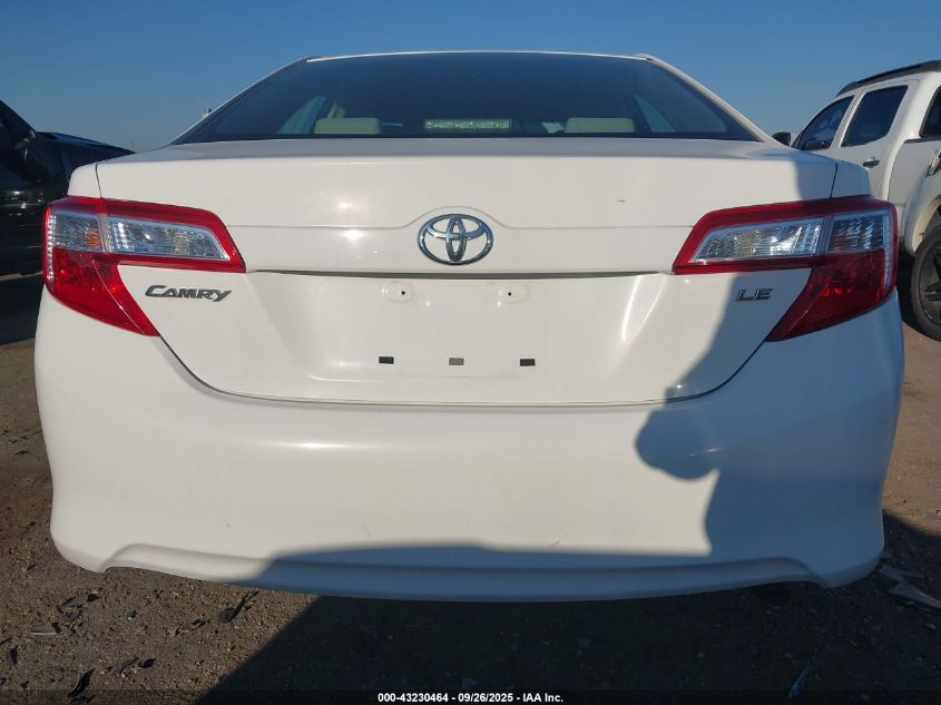 2012 Toyota Camry Le VIN: 4T1BF1FK0CU585824 Lot: 43230464