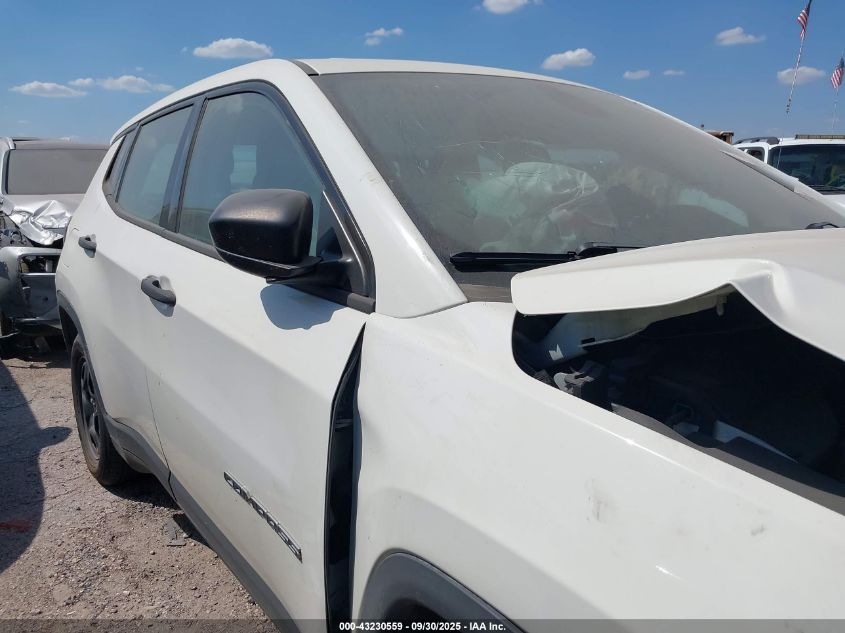 2018 Jeep Compass Sport Fwd VIN: 3C4NJCABXJT263461 Lot: 43230559