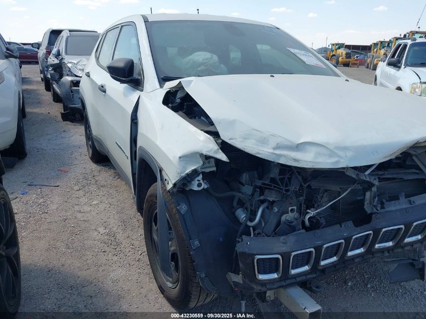 2018 Jeep Compass Sport Fwd VIN: 3C4NJCABXJT263461 Lot: 43230559